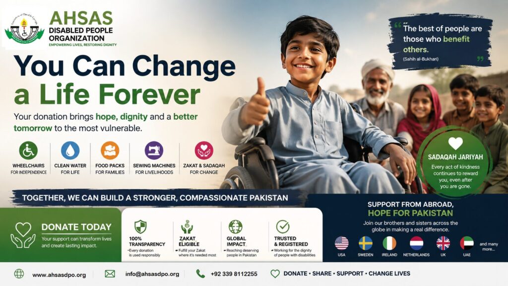 Donate for disability causes