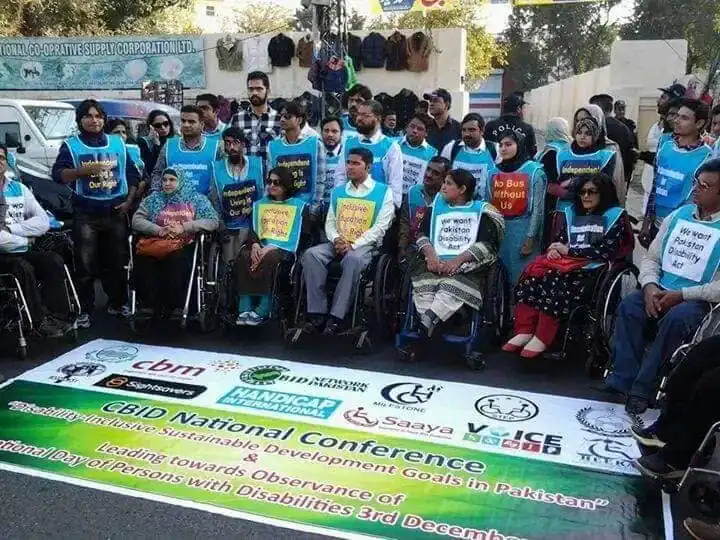 Disability rights movement by Ahsas Disabled People Organization