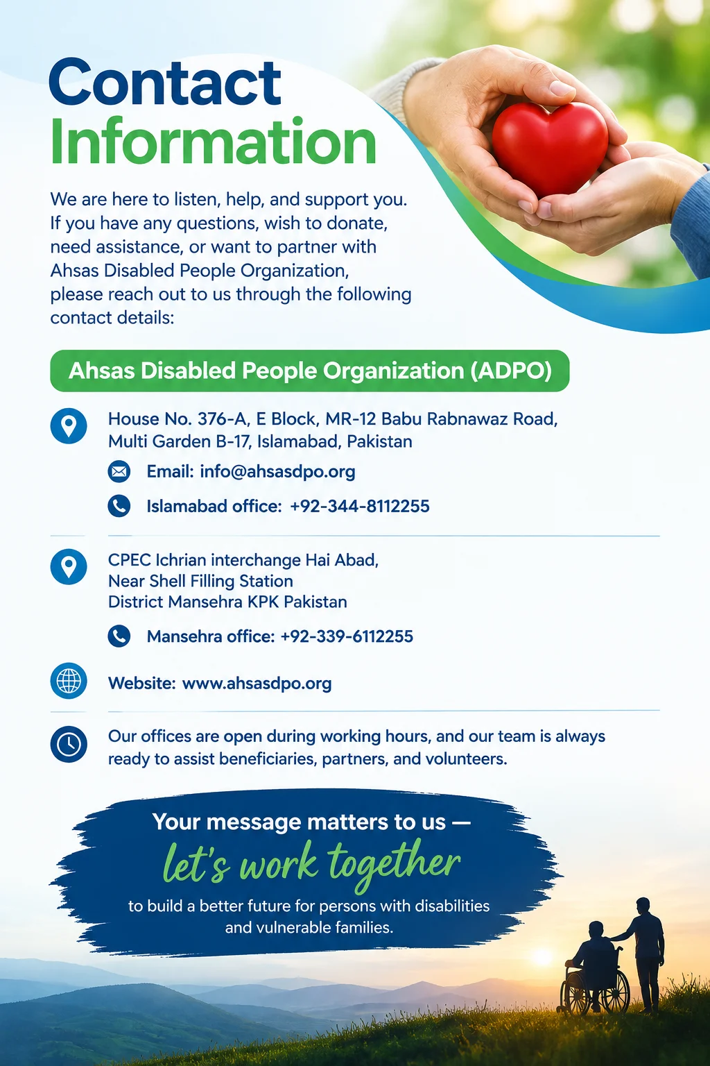 contact ahsasdpo